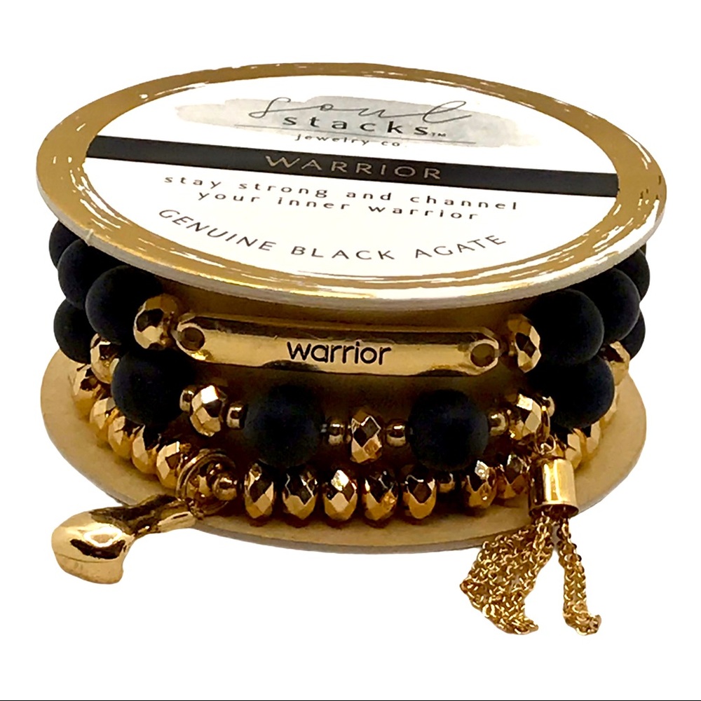 “Warrior” - Genuine Black Agate